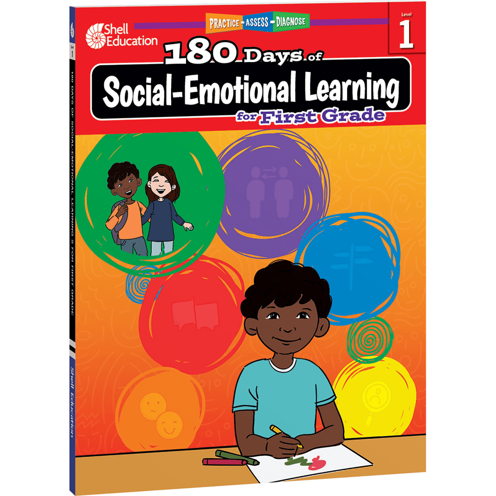 Shell Education 180 Days of Social-Emotional Learning, 1st Grade MPN:SEP126957