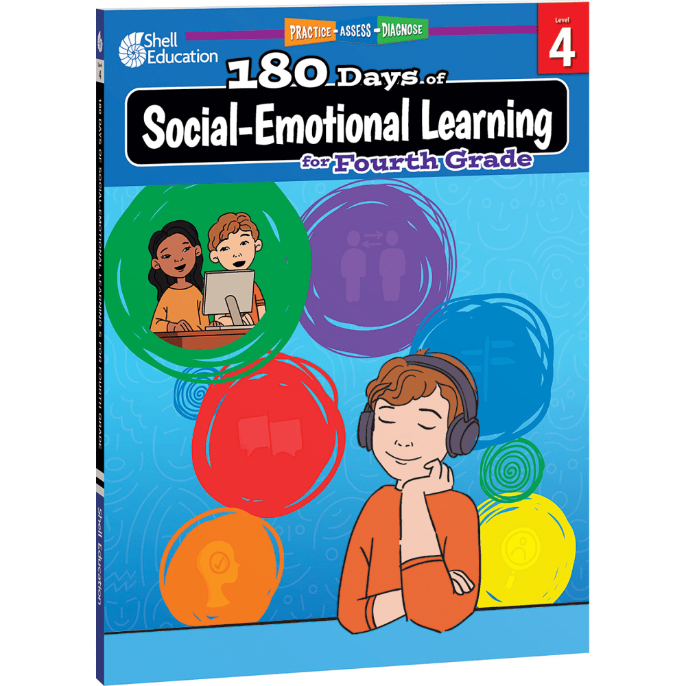 Shell Education 180 Days of Social-Emotional Learning, 4th Grade MPN:SEP126960