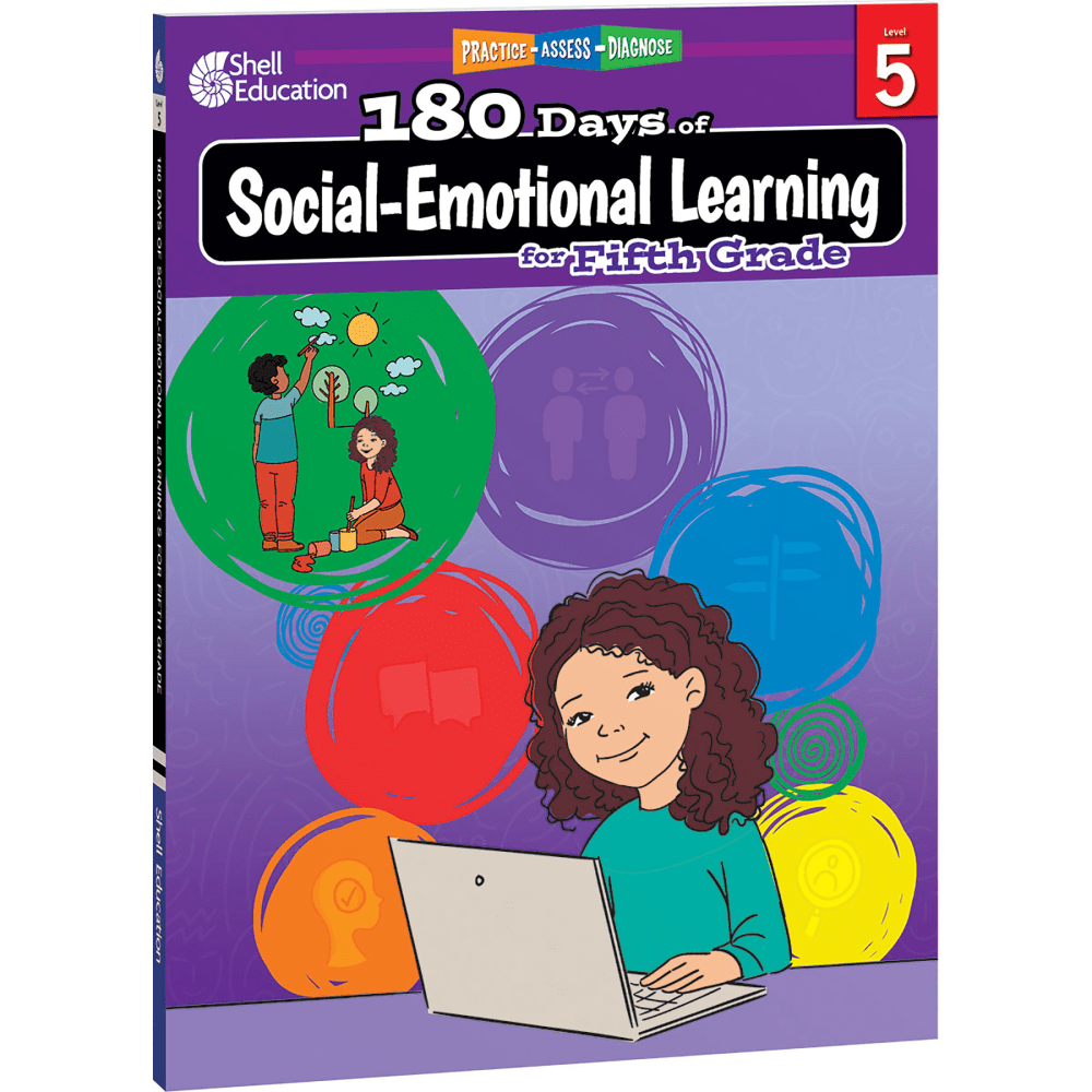 Shell Education 180 Days of Social-Emotional Learning, 5th Grade MPN:SEP126961