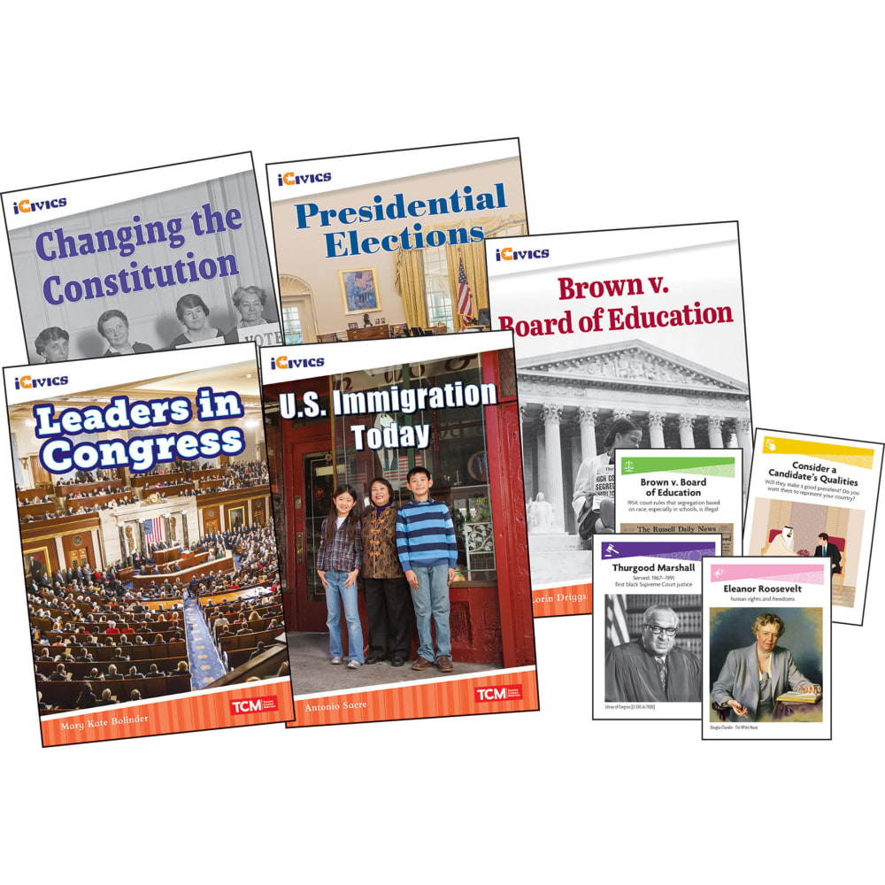 Teacher Created Materials iCivics: Leadership & Responsibility 5-Book Set & Game Cards, Grade 5 MPN:SEP131237