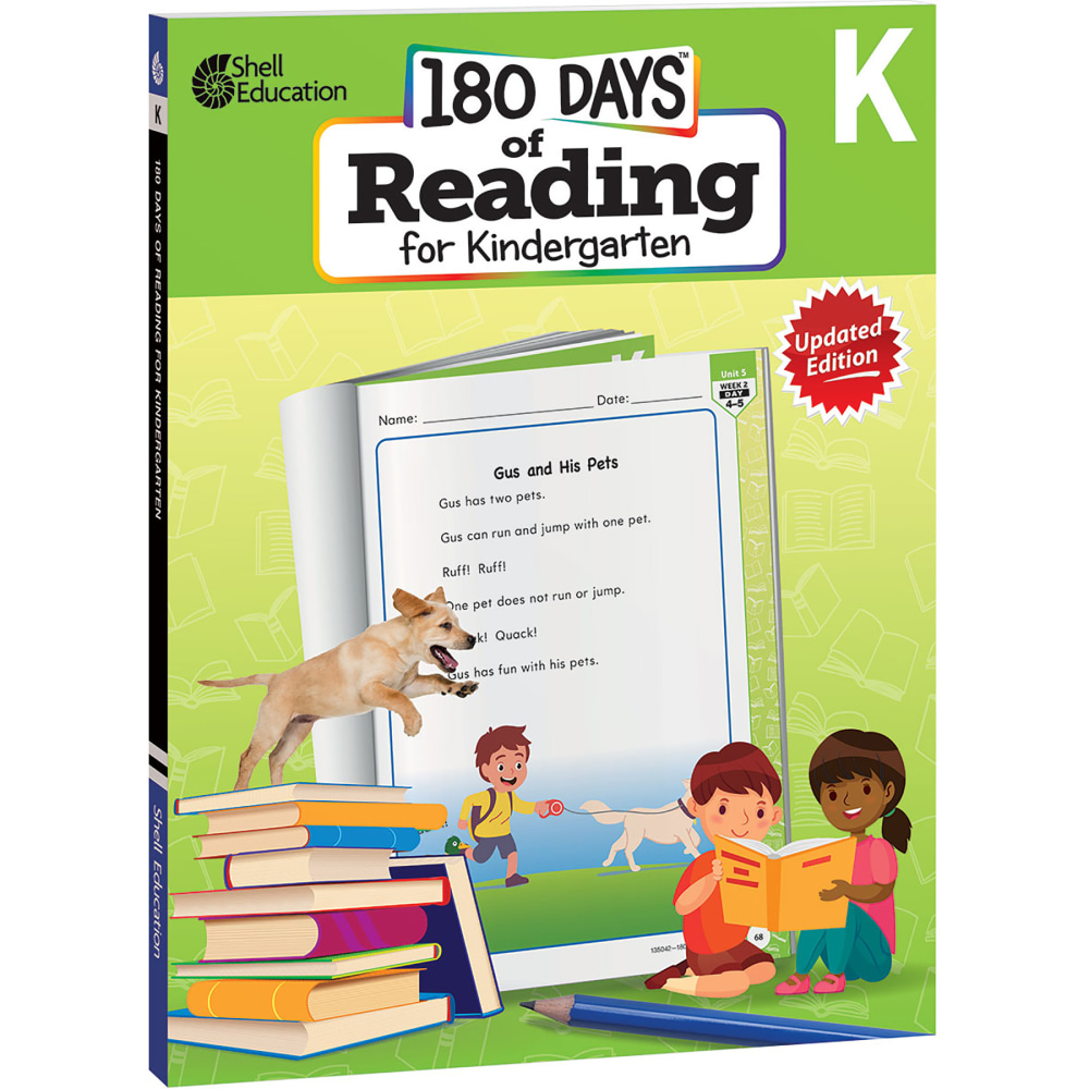 Shell Education 180 Days Of Reading 2nd Edition, Grade K MPN:SEP135042