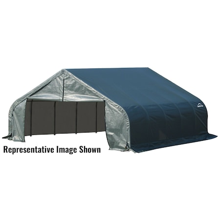 ShelterCoat 13 x 24 ft. Garage Round Green STD MPN:74342
