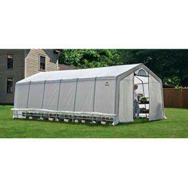 ShelterLogic 70591 GrowIt Heavy Duty Walk-Thru Greenhouse Peak-Style 12 ft. x 24 ft. x 8 ft. 70591