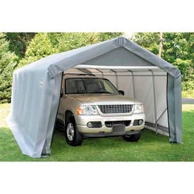 12x20x10 Peak Style Shelter - Grey 73432