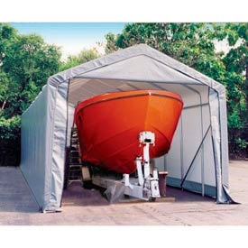 14x36x16 Peak Style Shelter - Gray 79431