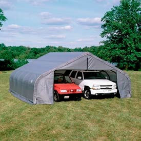 22x28x12 Peak Style Shelter - Grey 82243