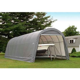 ShelterLogic 95360 Round Style Shelter 14 x ft. 24 x ft. 12 ft. Gray 95360