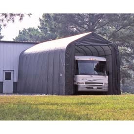 14x44x16 Peak Style Shelter - Gray 95943