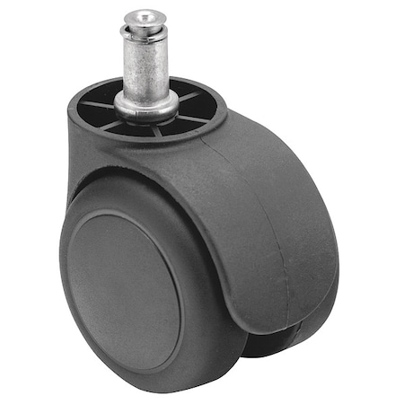 55mm Non-Marking Nylon Swivel Caster, No Brake, Loads Up To 75 lb MPN:PHT5558BK-U