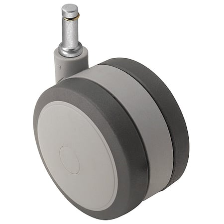75mm Non-Marking Thermoplastic Elastomer Swivel Caster, No Brake, Loads Up To 165 lb MPN:PSF75223GR