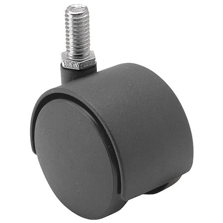 40mm Non-Marking Nylon Swivel Caster, No Brake, Loads Up To 40 lb MPN:PTW40507BK