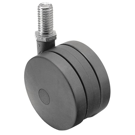 100mm Non-Marking Nylon Swivel Caster, Side Brake, Loads Up To 225 lb MPN:PUT100741BK-B