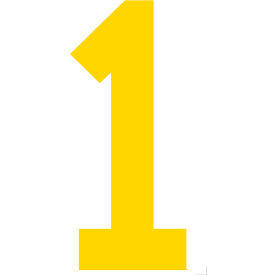 Mighty Line® Floor Location Marker Number 1 10