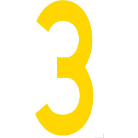 Mighty Line® Floor Location Marker Number 3 10