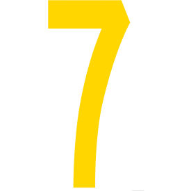 Mighty Line® Floor Location Marker Number 7 10