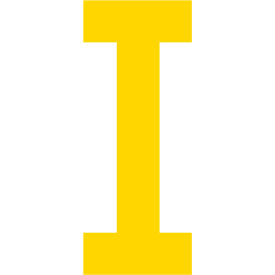 Mighty Line® Floor Location Marker Letter I 10
