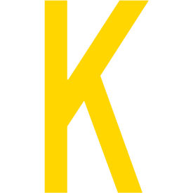 Mighty Line® Floor Location Marker Letter K 10