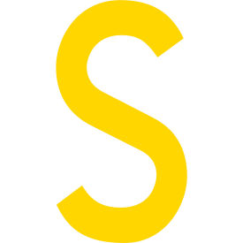 Mighty Line® Floor Location Marker Letter S 10