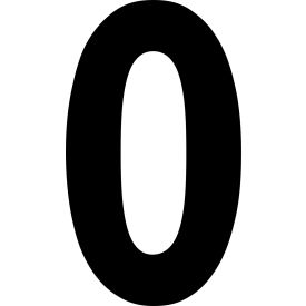 Mighty Line® Floor Location Marker Number 0 8