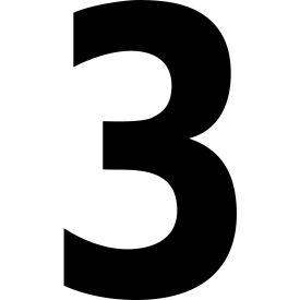 Mighty Line® Floor Location Marker Number 3 8