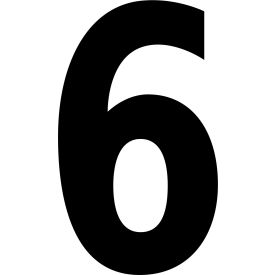 Mighty Line® Floor Location Marker Number 6 8
