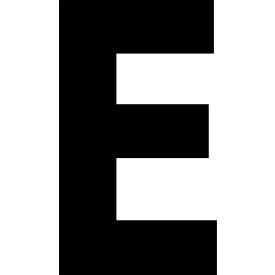 Mighty Line® Floor Location Marker Letter E 8