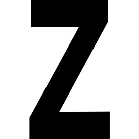 Mighty Line® Floor Location Marker Letter Z 8