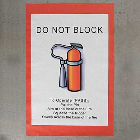 Fire Exit Floor Sign, 36 in H, 42 in W, Heavy Duty Industrial Grade Composite, English, FE3642 MPN:FE3642