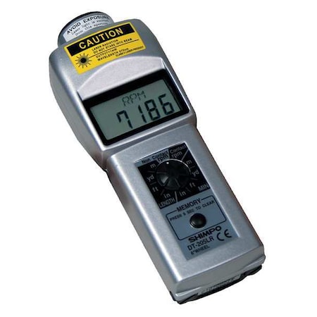 Tachometer, +/-0.006% RPM Acc, LCD MPN:DT-205LR