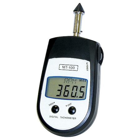 Tachometer, +/-0.006% RPM Acc, LCD MPN:MT-100