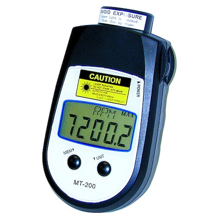 Tachometer, Contct/Noncntct, 6 to 25000RPM MPN:MT-200