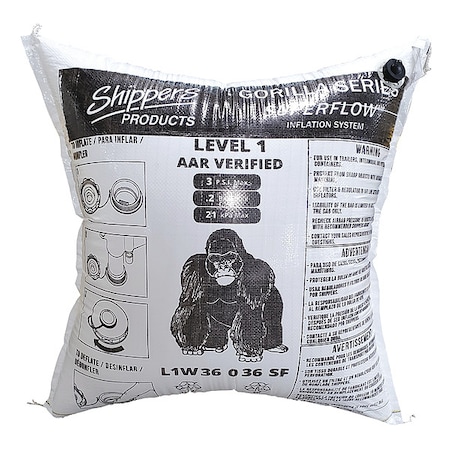 Dunnage Bag, 3 psi, PK500 MPN:L1W36084SF