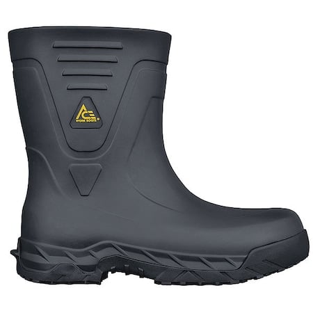 Men's Bullfrog Pro II Rubber Boot, Plain Toe, Black, 6 MPN:885999104997