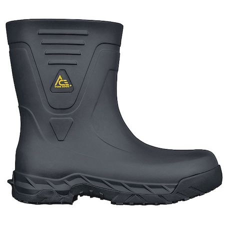 Men's Bullfrog Pro II Rubber Boot, Plain Toe, Black, 9 MPN:885999105024