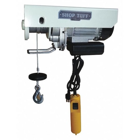 Electric Cable Hoist, 440lb-880lb, 440/880 lb., 18ft MPN:STF-4488EH