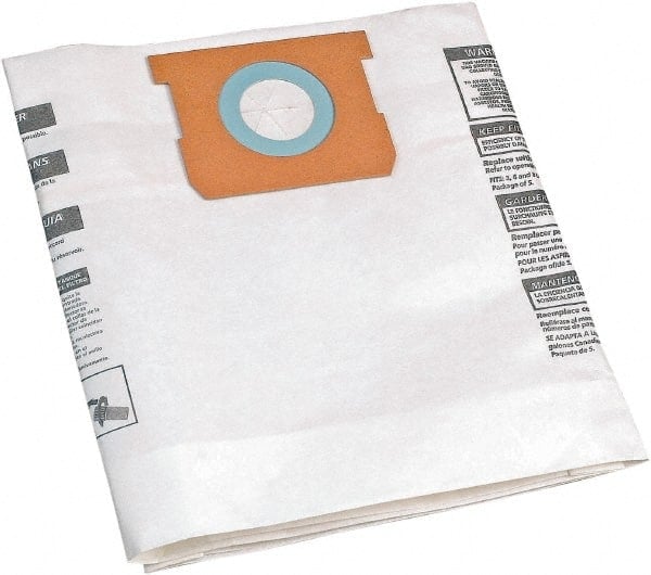 Pack of (3) 5-8 Gal Paper Vacuum Bags MPN:9066133