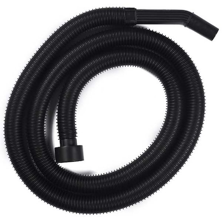 Vacuum Hose, 8 ft L, Black, Plastic MPN:9056500