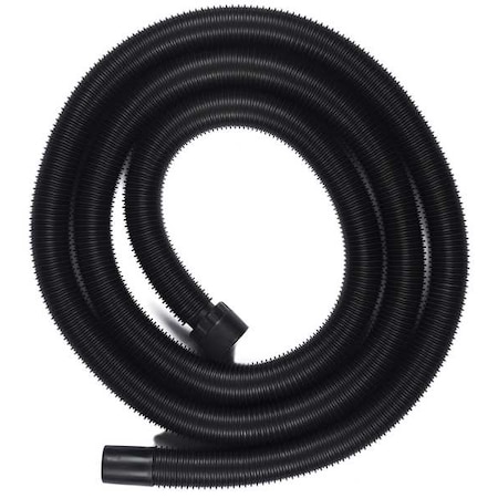 Vacuum Hose, 12 ft L, Black, Plastic MPN:9062500