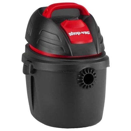 Shop Vacuum, 2 1/2 gal Tank Size, 1 1/4 in Vacuum Hose Dia., Plastic MPN:9303511