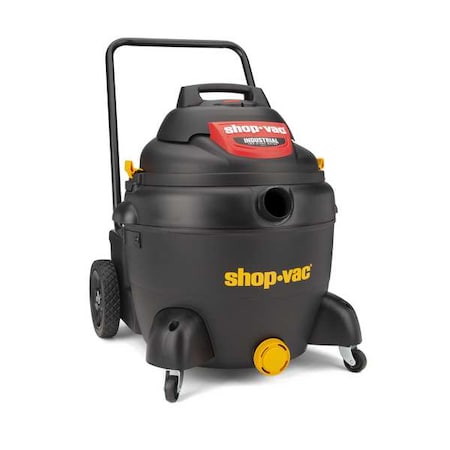 Wet/Dry Shop Vacuum: 16 gal Tank Size, Plastic, 2 in Vacuum Hose Dia, 12 ft Hose MPN:9593406