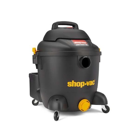 Shop Vacuum, 10 gal Tank Size, Plastic, 1 1/2 in Vacuum Hose Dia, 85 cfm Vacuum Air Flow MPN:9627006