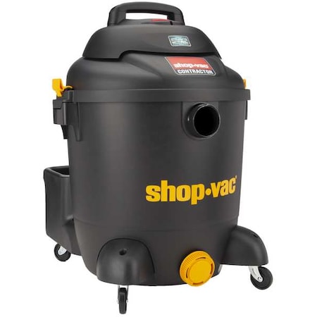 Wet/Dry Shop Vacuum, 12 gal Tank Size, Plastic, 2 in Vacuum Hose Dia, 12 ft Hose MPN:9627106
