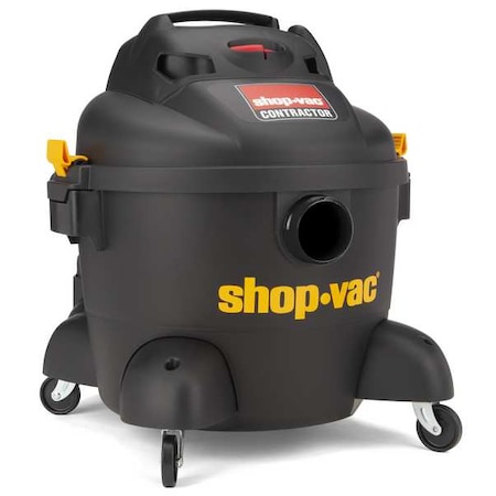 Shop Vacuum, 6 gal Tank Size, Plastic, 1 in Vacuum Hose Dia, 7 ft Hose, 65 cfm Air Flow MPN:9653606