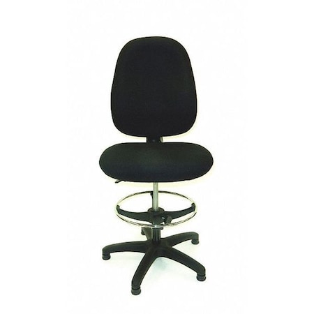 Workbench Chair, Fabric, High Back, Deluxe MPN:1010404