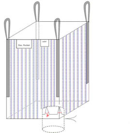ShopTough Ventilated Bag Open Top & Spout Bottom 2200 lb. Capacity 35