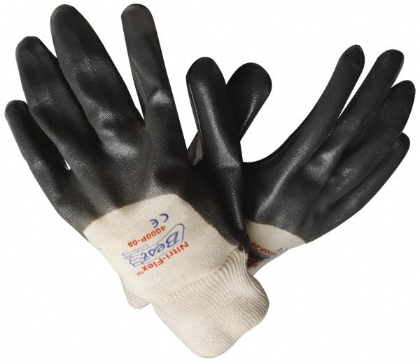 General Purpose Work Gloves: Small, Nitrile Coated, Cotton MPN:4000P-08