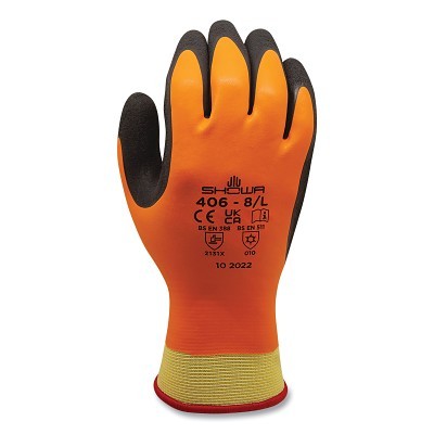Insulated Nat Rubber Foam Grip Orange/Blk M Rt MPN:406M-07.RT