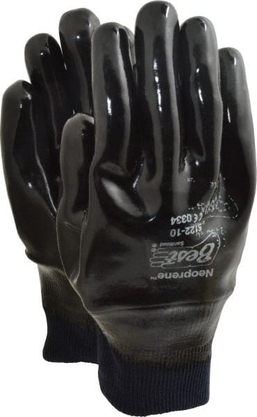 Chemical Resistant Gloves: Large, Neoprene-Coated, Neoprene, Supported MPN:5122-10