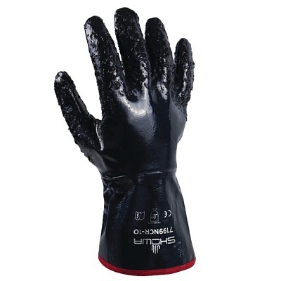 Dispose Nitrile-Coated-Navy- Fully C DZ6 MPN:7199NCR-10
