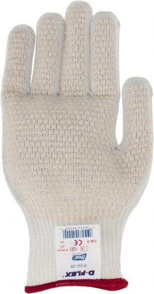 Cut, Puncture & Abrasive-Resistant Gloves: Size L, ANSI Cut A4, ANSI Puncture 1, Rubber, Dyneema MPN:910C-09
